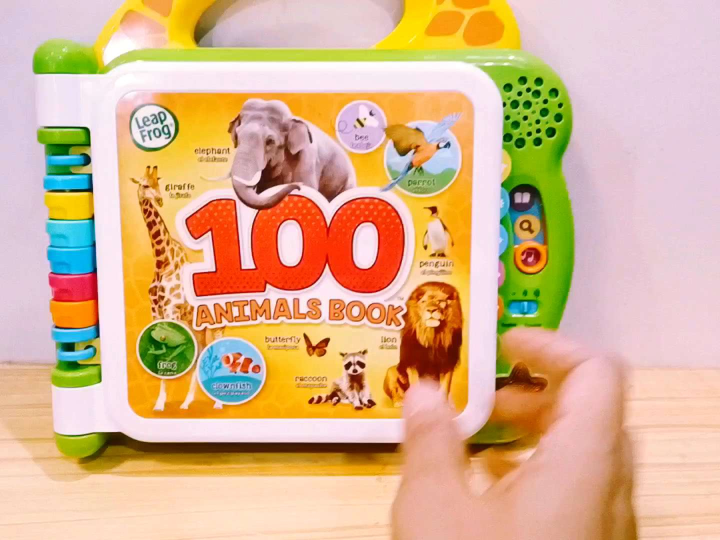 LeapFrog Libro De 100 Animales - Libro Sonoro Bilingüe (Inglés Y Francés) Para Bebés De 18 Meses, Con Sonidos Y Colores