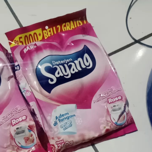 detergen bubuk/paket hemat 3 pcs detergen sayang kemasan 260 gram