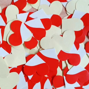 10 pcs STIKER MERAH PUTIH LOVE
