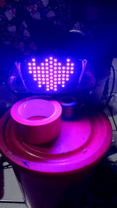 lampu running Jupiter z robot 5 tr 8 mode otomatis tingal colok bonus lem arus wajib DC bosku