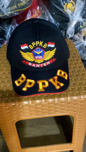Topi Jala BPPKB Full Bordir - Topi BPPKB Bahan Jaring