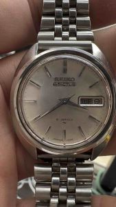 Đồng hồ nam cơ tự động SEIKO 5 ACTUS 21Jewels size 36 hai lịch full thépdây linh kiện dài 20cm