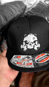 Topi Snapback Dewasa Topi HipHop Bordir Tebal PANDA