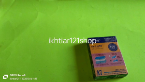 Kertas/plastik laminating pouch ID card ukuran KTP 100 mic 100 lembar