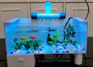 Aquarium Mini Fullset Dengan Pompa Dan Filter / Aquarium Akrilik Fullset / Aquarium / Aquarium Mini
