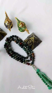 Tasbih Mesir Batu Akik Musajad Batu Akik Mesir Hijau