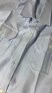 Polo Uniform for Seaman Adult FABRIC: GABARDINE BLUISH WHITE (POLO ONLY)