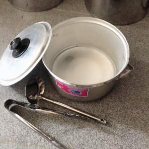 Panci Sayur Alumunium 18cm Free Centong Capit