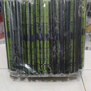 Sedotan Plastik Steril Bubble 12mm x 18cm / Sedotan Steril BoBa ISI 100Pcs