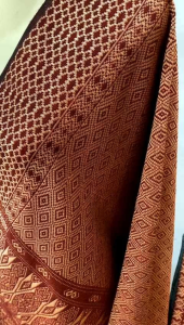 KAIN TENUN TUMTUMAN B100 SONGKET PAKAIAN WANITA TANPA SAMBUNGAN