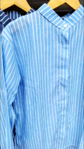 Atasan Tunik Salur Garis Stripe Cantik Modis Tersedia Size M-3XL