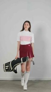 Chân Váy Nữ Le Fiery Hồng Tập Luyện Thể Thao Golf Tennis Cao Cấp Chính Hãng | Jessie Skirt in Pink