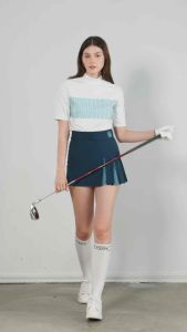 Chân Váy Nữ Le Fiery Hồng Tập Luyện Thể Thao Golf Tennis Cao Cấp Chính Hãng | Jessie Skirt in Green