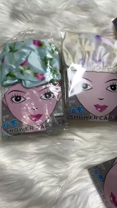 Shower Cap Tebal Bahan Satin || Anti Air