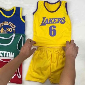 Pambahay Terno NBA Teams for 1 - 2 Years Old Cool Fabric