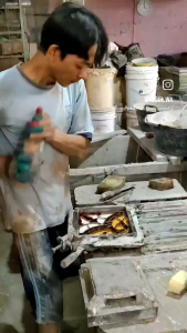 Tegel Motif Java Mini 20x20cm: Ubin Tekel Lantai Keramik Pendopo Joglo