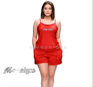 TERNO POLKA SANDO SHORT HIGH QUALITY COTTON SPANDEX FIT M-XL