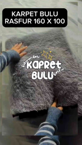 KASUR KARPET BULU UK 160X100 | SURPET | KARPET LANTAI Dalam Ruangan