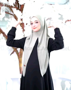 HIJAB SEGITIGA INSTAN ADEL HOODIE NONPAD BY ADEL