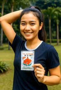 powder bedak MBK original (1 box 12 pcs)/silver/putih/bedak mbk powder 100% ORIGINAL