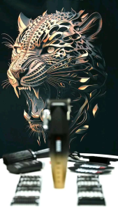 Wmark NG 2038 7500rpm-9000rpm Clipper Alat Cukur Rambut Barbershop Alat Cukur Profesional