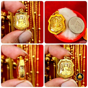 เลิกงาน พระโสธรเหมาะสำหรับใส่สร้อย 2 สลึงถึง 1 บาท งานหุ้มทอง 100% กันน้ำอย่างดีไม่ลอกไม่ดำ