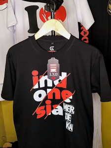 Baju Kaos T-shirt Indonesia Logo Garuda Ruber Cotton Combat 3RD Series