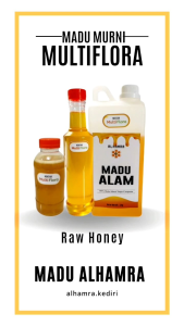 Madu Multiflora 1kg | Madu Asli & Murni | Raw Honey | Madu Alhamra
