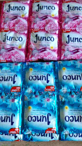 Combo 10 dây ×10 gói Nước Xả Vải Junco nhiều màu thơm lâu lưu hương chính hãng giá tốt