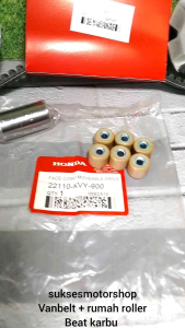 vanbelt vbelt panbel + rumah roller assy honda beat karbu scopy spacy karbu