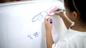 OHHDEER (40*70CM) Self Adhesive Blackboard Stickers & Chalk Wall Stickers Childrens Graffiti Wallpaper Wall Painting 自粘带黑板贴