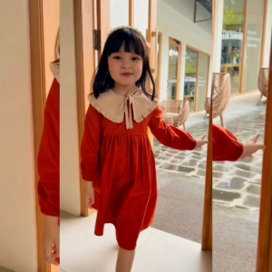 Dress Anak Perempuan Linen Bonnie: Dress Premium Lucu Usia 1-9 Th