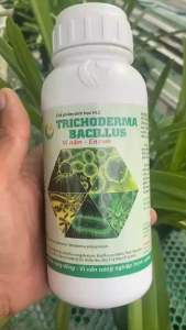 NẤM ĐỐI KHÁNG TRICHODERMA BACILLUS ( DẠNG NƯỚC) - 500ML - Ủ PHÂN CHUỒNG TƯỚI CÂY ĐỐI KHÁNG NẤM BỆNH CẢI TẠO ĐẤT