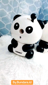 Abee At-1483 Rautan Putar Panda Serutan Meja Putar Sharpener Panda