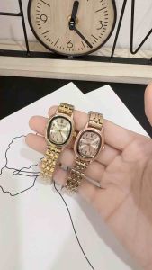 Jam Tangan Wanita Doukou Strap Premium Model Angka Oval Mewah