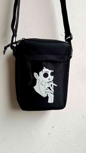 Tas slempang pria coolsmoki tas bergambar - black series