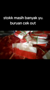 2 pak bendera non tali + 1 rol tali benang