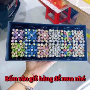 kẹp càng cua 5 răng đính đá cao cấp