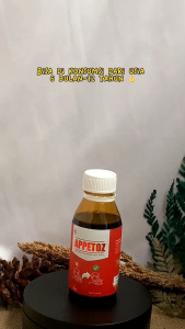 APPETOZ SARI KURNA ANAK - penambah nafsu makan meningkatkan berat badan dalam 7hari | 130ml APPETOZ ORIGINAL APPETOZ ASLI