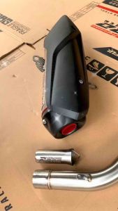 R-PRO DB Killer SINGLE Filter Type INLET (Sambungan Silencer) Semi Katalis Catalytic Peredam Suara Knalpot Motor Inlet 26mm - 60mm