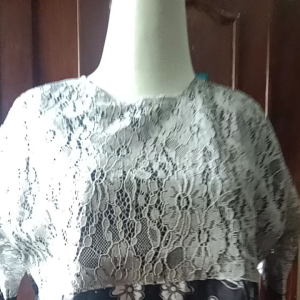 COUPLE DRESS BROKAT GLITTER MOTIF JUMBO