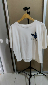 Kaos Oversized Tshirt Finished Butterfly Gambar Depan Belakang Kaos Oversize Wanita/Pria
