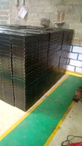 Panggangan Portable Arang Serbaguna: Set Alat Pemanggang Ukuran 25x34x19cm