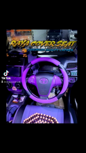 Pelindung Stir Premium Motif Bulan Sabit: Aksesoris Kendaraan Bestseller