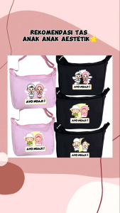 Tas selempang/slingbag anak ngaji/sekolah bagus murah
