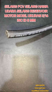 SELANG PCV DAN OCT DIAMETER 8MM TEBAL HIGH PRESSURE HARGA UNTUK 1 METER