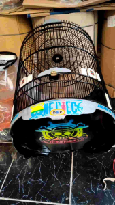 sangkar Murai  no. 1 tebok ceper bambu decal airbrush one-piece