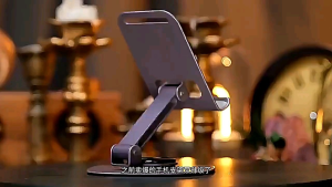 Metal mobile phone holder 360 ratation phone stand foldable rak desktop stand