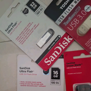Flaskdisk Sandisk 8gb/64gb/Toshiba 16gb/Kalkulator Casio DH-14 Original