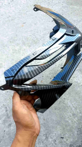 Garnish Front Lampu Depan Vario 160 Karbon